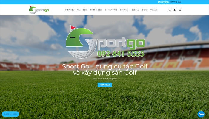 Website bán phụ kiện golf giá rẻ - Sportgo.vn