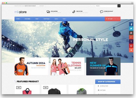 MixStore - website thương mại điện tử