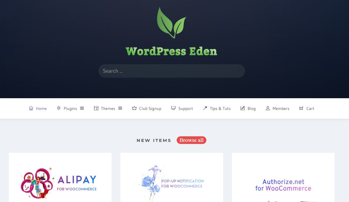 Wp-Eden địa chỉ bán theme wordpress chất lượng