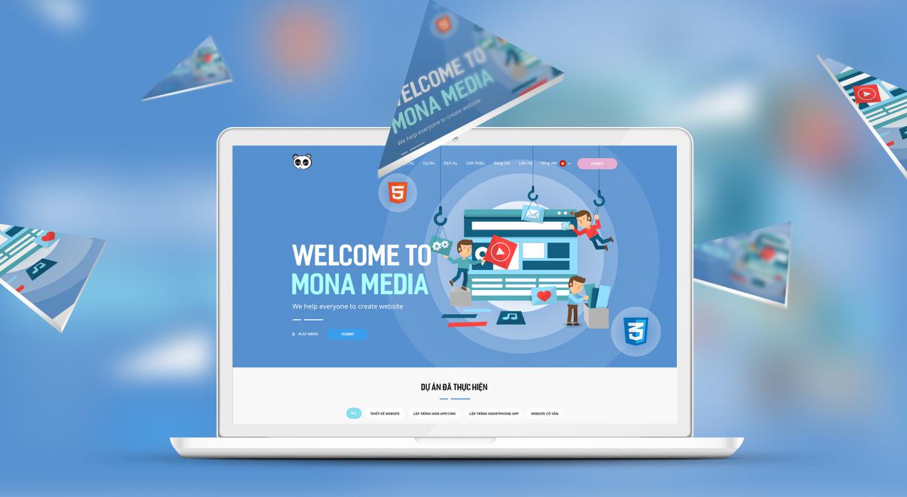Công ty thiết kế website chuyên nghiệp Mona Media
