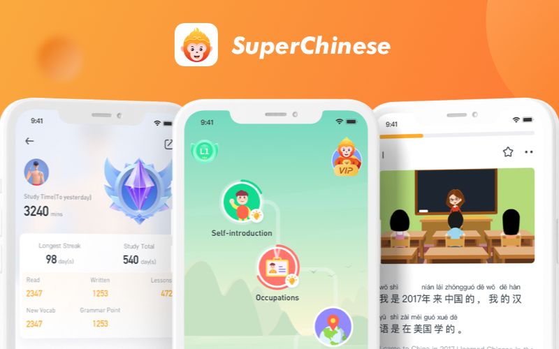 phần mềm tự học tiếng trung Super Chinese