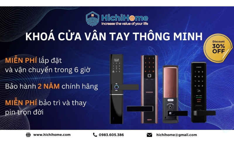 đại lý khoá cửa điện tử HichiHome