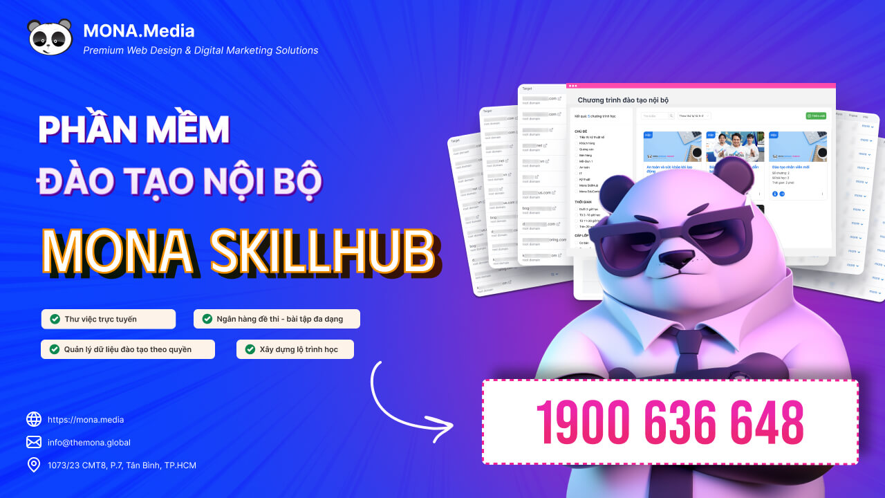 Phần mềm đào tạo nội bộ doanh nghiệp MONA SkillHub