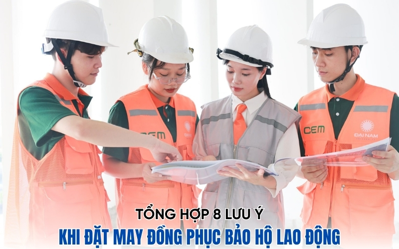 lưu ý khi đặt may đồng phục bảo hộ lao động