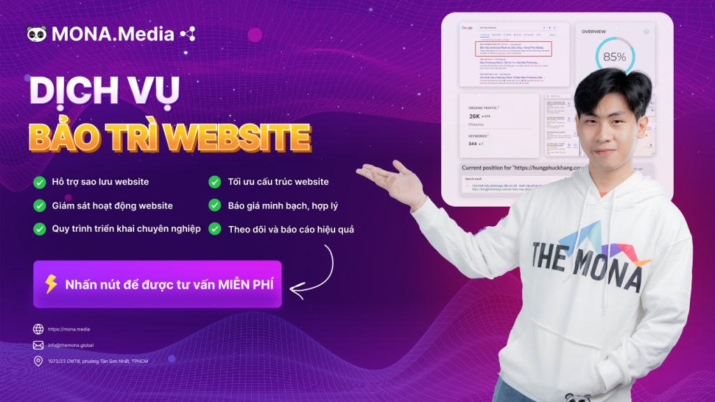 Dịch vụ bảo trì website