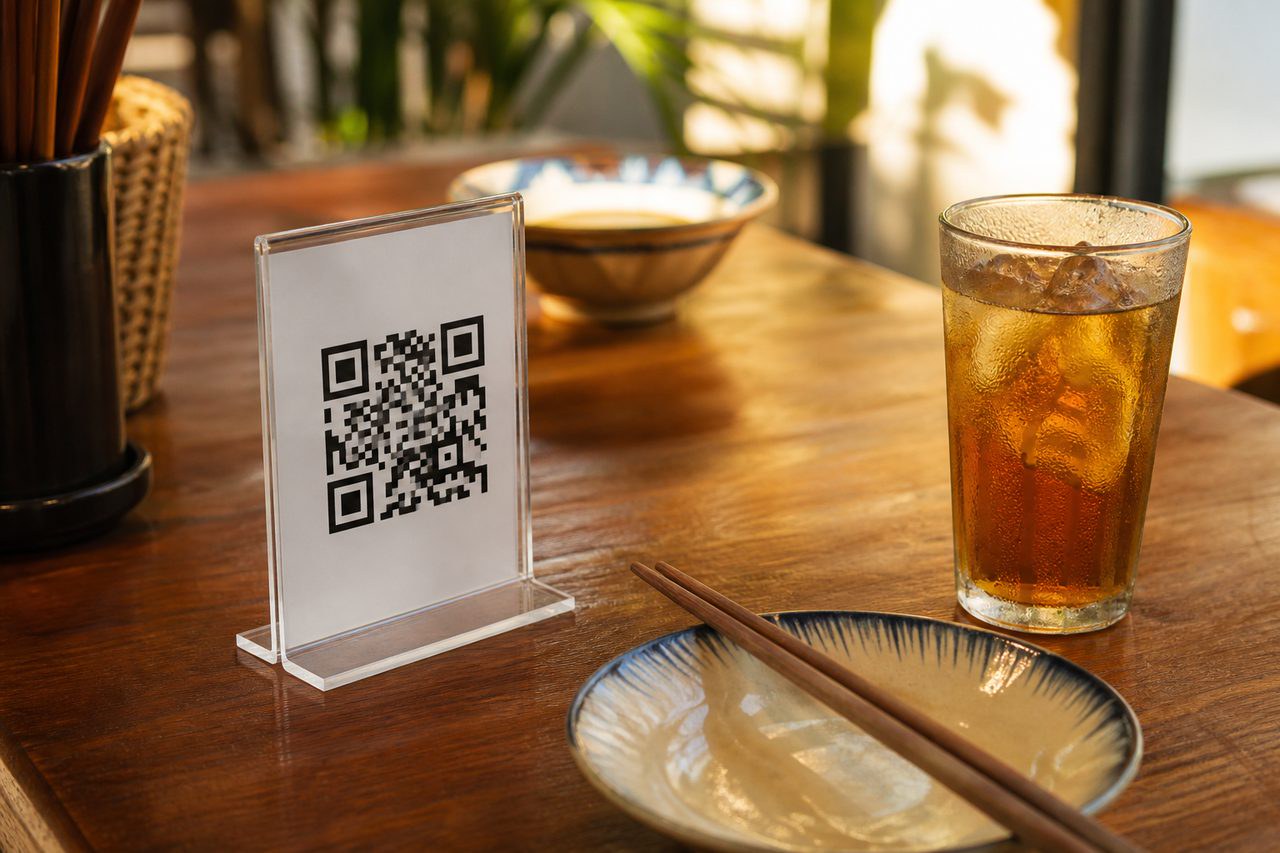 Mã QR menu giúp khách xem món dễ hơn trên điện thoại Mã QR menu giúp khách xem món dễ hơn trên điện thoại